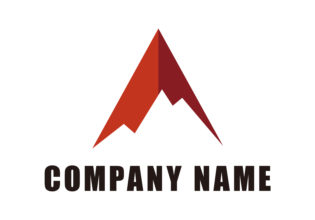 赤い山のロゴ01